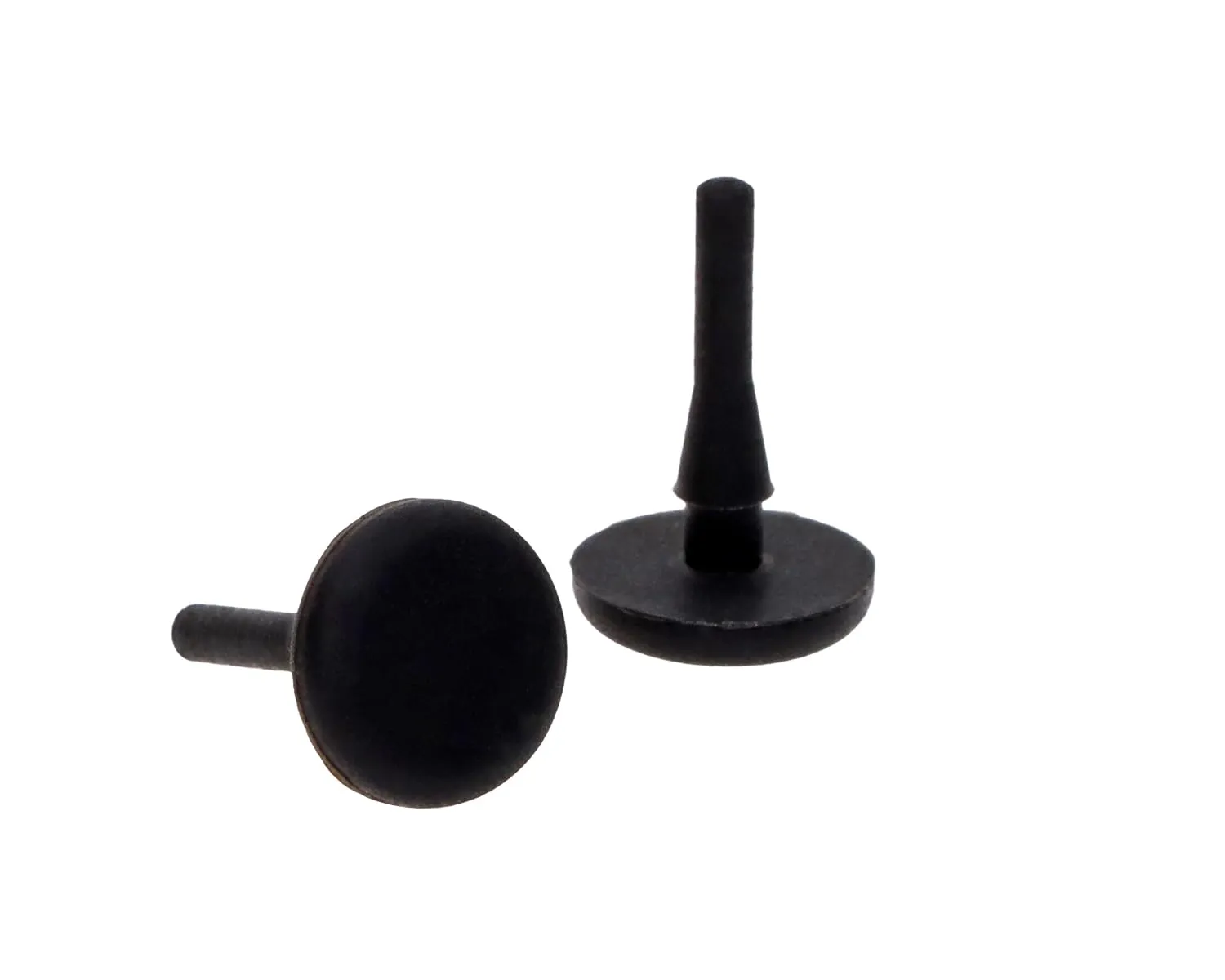 10 Pcs Black Silicone Round Locking Furniture Hole Plugs, 2mm/0.07inch, Waterproof & Dustproof