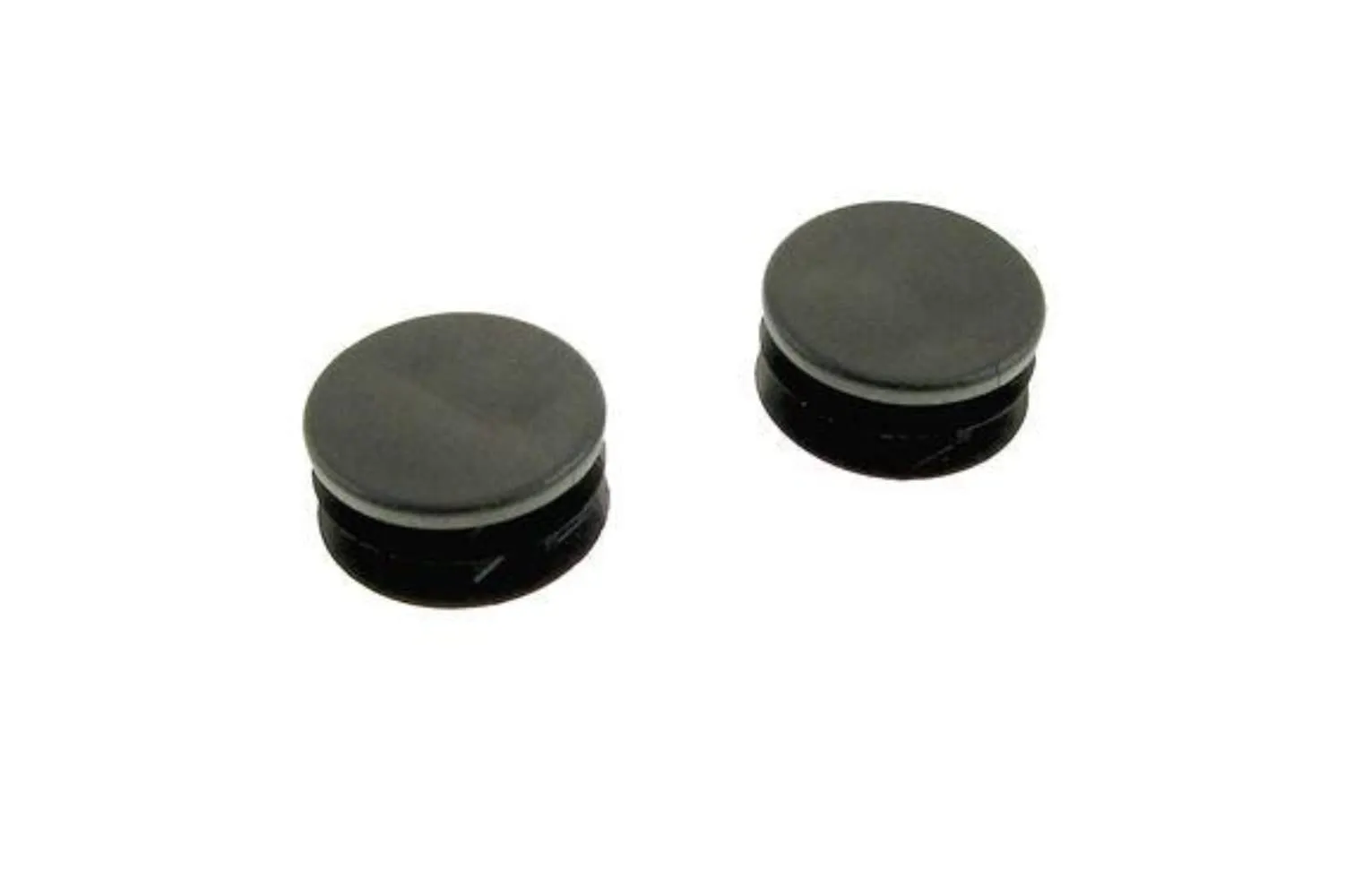 2 Pack Black 1-1/2' Round Tubing Plugs for 1.344'-1.444' ID CCF-1 1/2-14-20