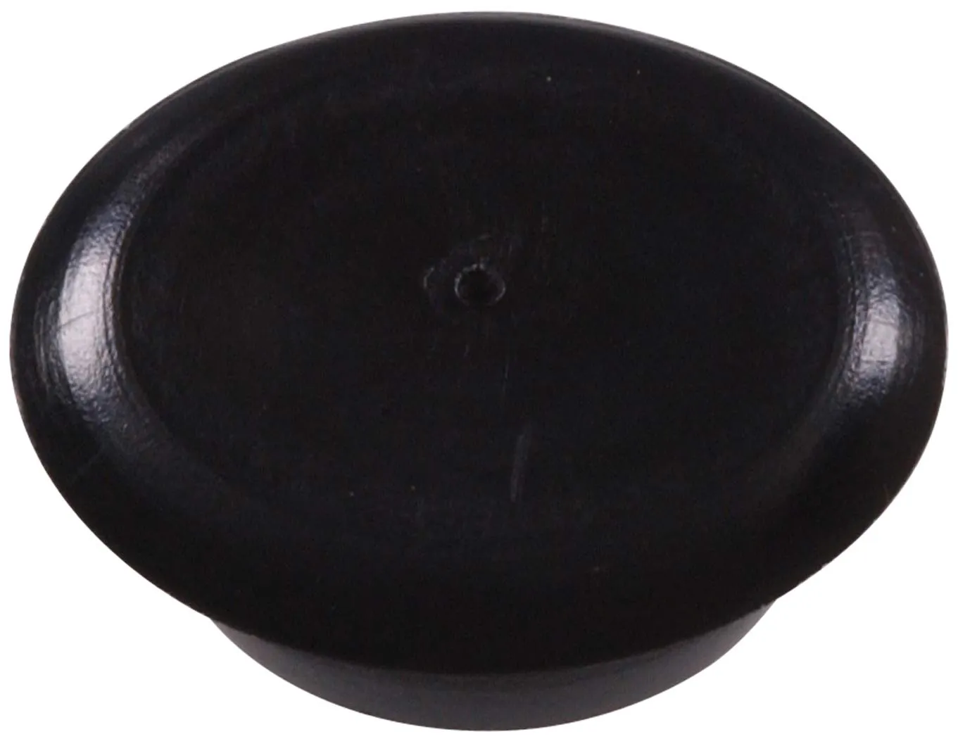 7/8-Inch Black Nylon Flush Button Plug, 15-Pack - Durable and Easy-to-Install Hole Filler