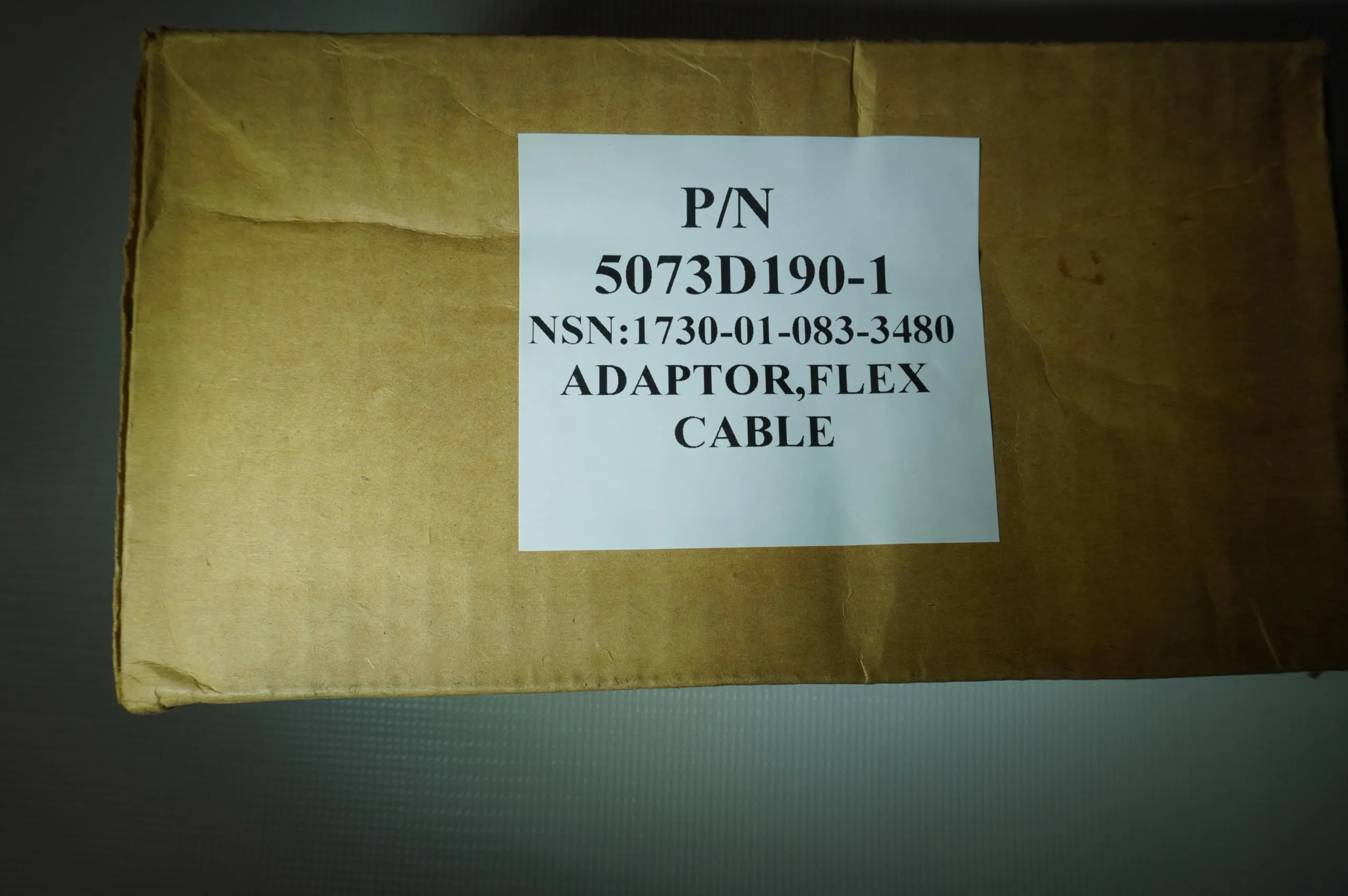 Adapter Flexible Cable P/N 5073D190-1 Aircraft Ground Service Equipment NSN 1730-01-083-3480