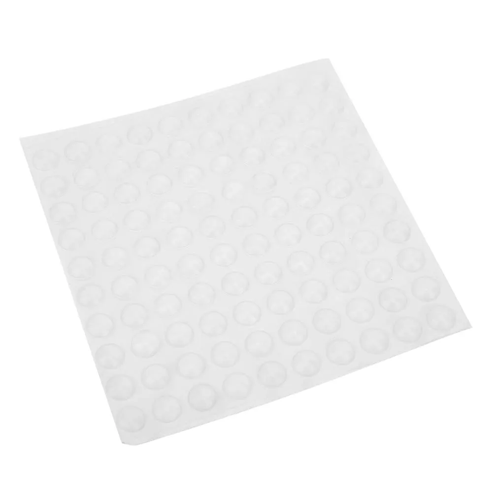 Anti-Slip Silicone Mat 200Pcs Transparent Bumpers for Furniture, Household, and Hardware Use