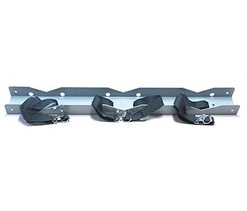 DAYTON Steel Cylinder Bracket, 4-12' Diameter, Holds 3 Cylinders, Durable Steel Construction