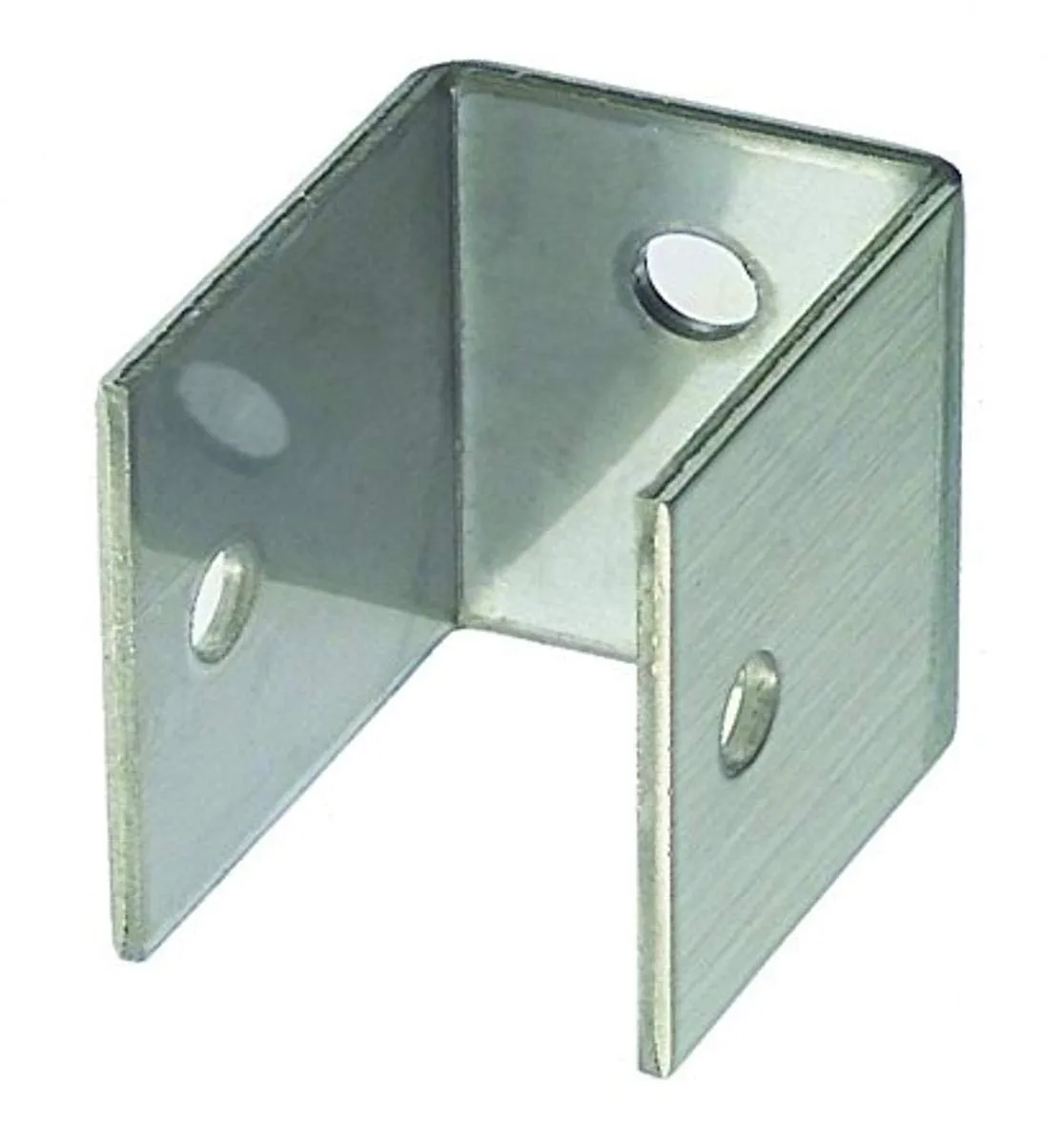 Harris Hardware 11919 U Bracket Stainless Steel 1' Panel Thickness 1-1/2' Bracket Height