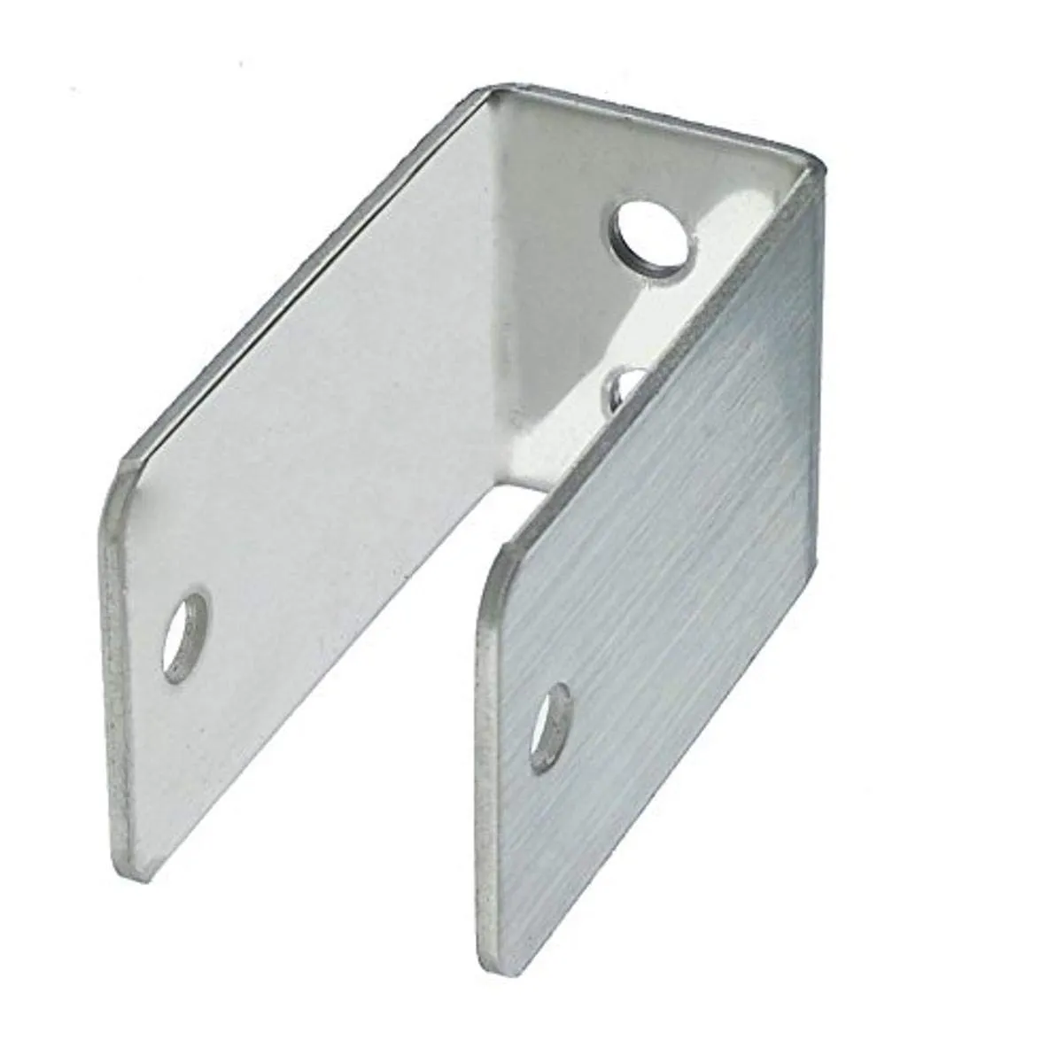 Harris Hardware Extra Long U Bracket, Stamped Stainless Steel, 3/4-Inch Panel Thickness, 2-1/2-Inch