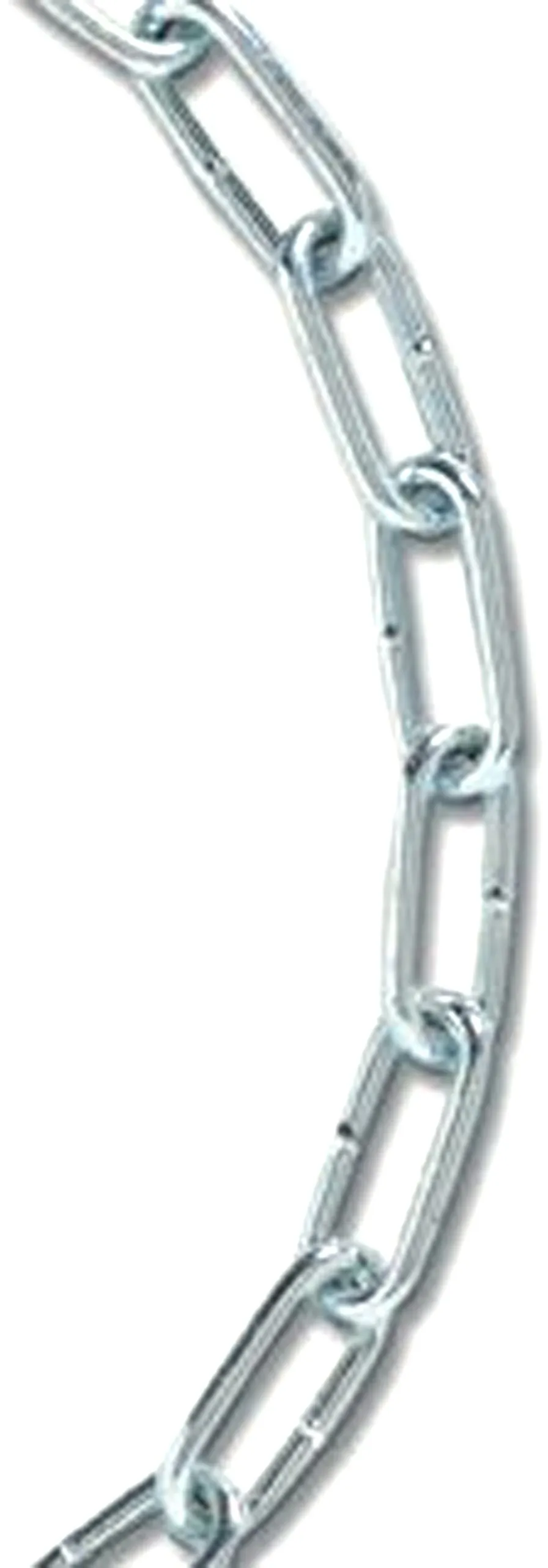 Koch 721876 No.4 Zinc Plated 100-Feet Coil Straight Chain - 205-Pound Load Capacity