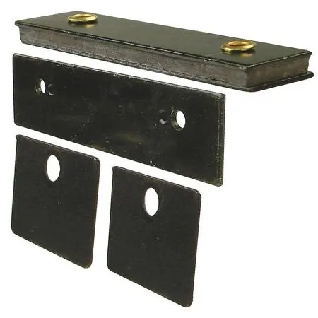 Magnetic Catch, Pull-to-Open, 11 lb. Steel - Black, Surface Mount, Includes Hardware