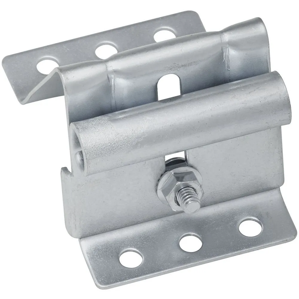 National Hardware N280-495 V7628 Adjustable Top Roller Bracket, Galvanized, 2-1/2 Inch Wide