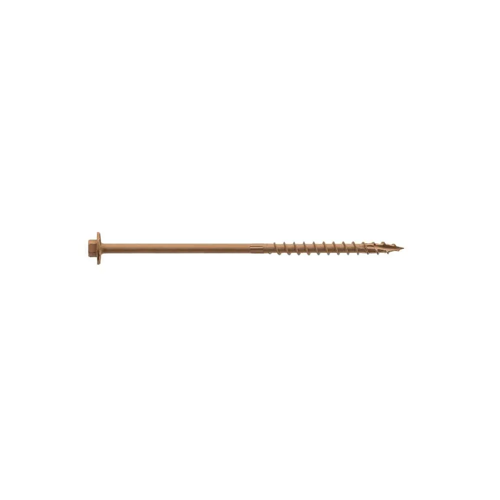 Simpson Strong-Tie 6' Timber-Hex Structural Wood Screw - 250ct Double Barrier Coating