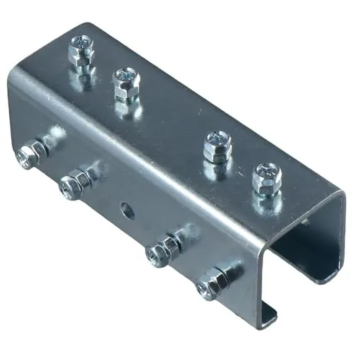 Strut Channel Bracket, 1-5/8' Wide Steel Connector, Durable Electro-Galvanized Splice Joiner