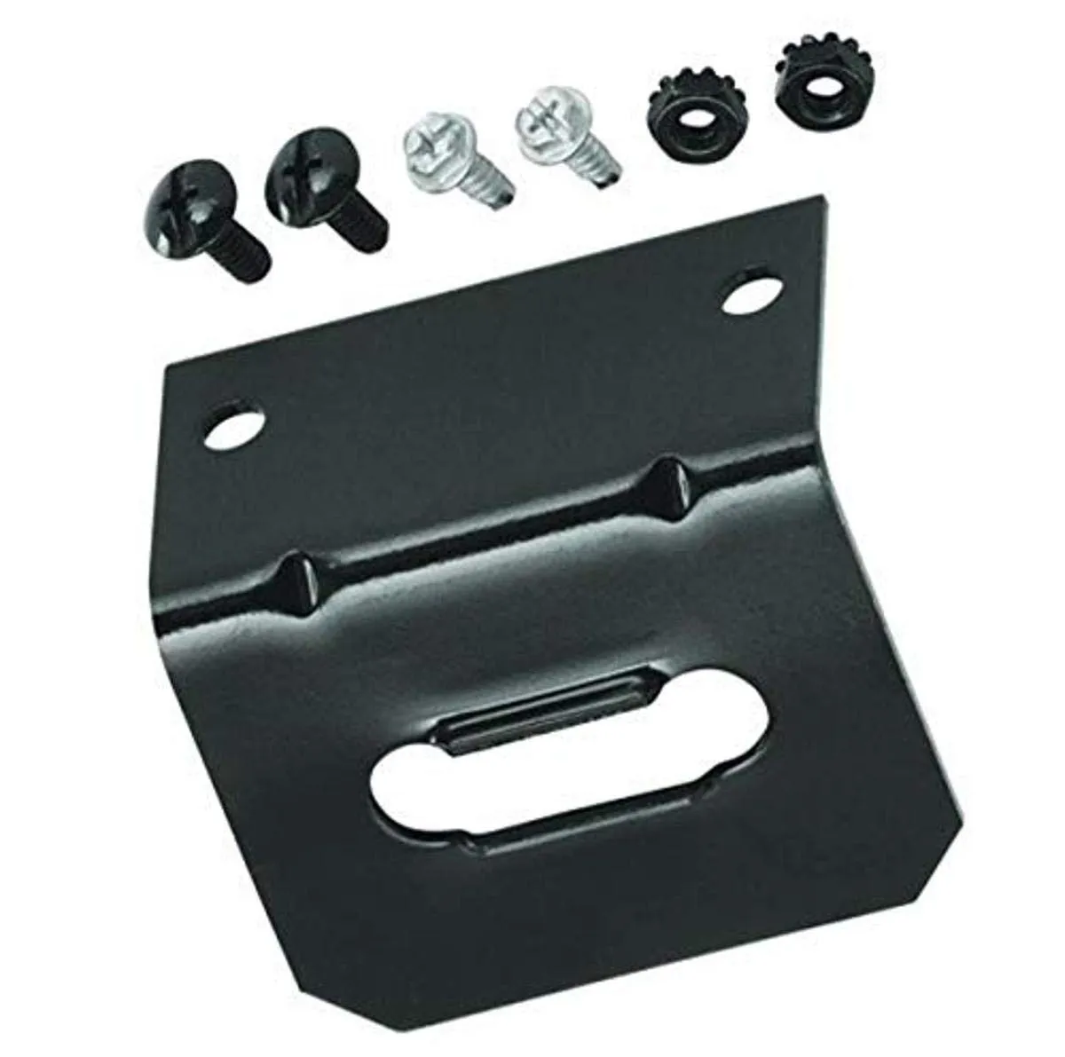 Tow Ready 118144-010 4-Flat Mounting Bracket - Durable Electrical Connector Mounting Solution